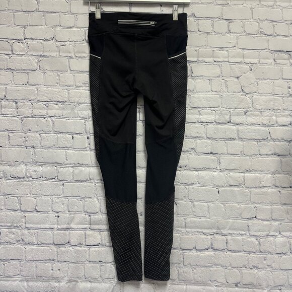 Athleta Dot Free Black 7/8 Leggings Size X Small - Picture 2 of 9